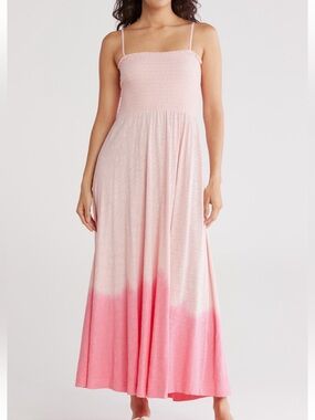 NWT ATM Pink Ombre Maxi Dress
